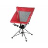 Garden Elements Tall Back Swivel Camping Patio Polyester Chair, Mesh