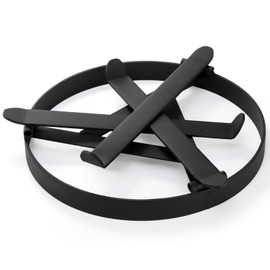 Elsjoy Campfire Tripod, Folding Camping Tripod Grill Open Fire Cooking Stand, Heavy-Duty Tripod Stand for Cast Iron Dutch Oven, Campfire Cooking