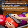 2 Pieces Bowling Accessories Bowling Towel Microfibre Bowling Cloths for