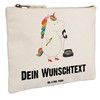 Mr. & Mrs. Panda Personalisierte Schminktasche Einhorn Sekretärin Grösse XL