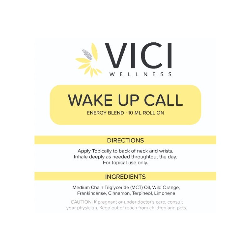 Vici Wellness Wake Up Call Essential Oil Roller