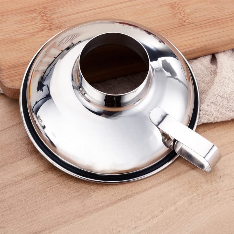 Desirable Roat Commercial Jam Grain Stainless Funnel Funnel (Large)