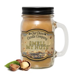 Our Own Candle Company Smell My Nuts Scented 13 oz Mason Jar Candle - Made in The USA