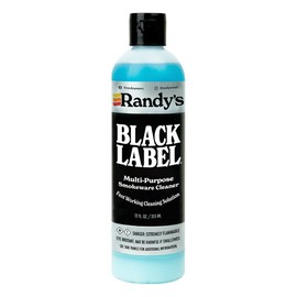 Randy's Black Label Cleaner - (12 fl oz) - Best Multipurpose Surface Cleaning Solution for Glass Tops, Metal and Ceramic Surfaces - Glass Top Cleaner for Streak-Free Finish - 1-Pack