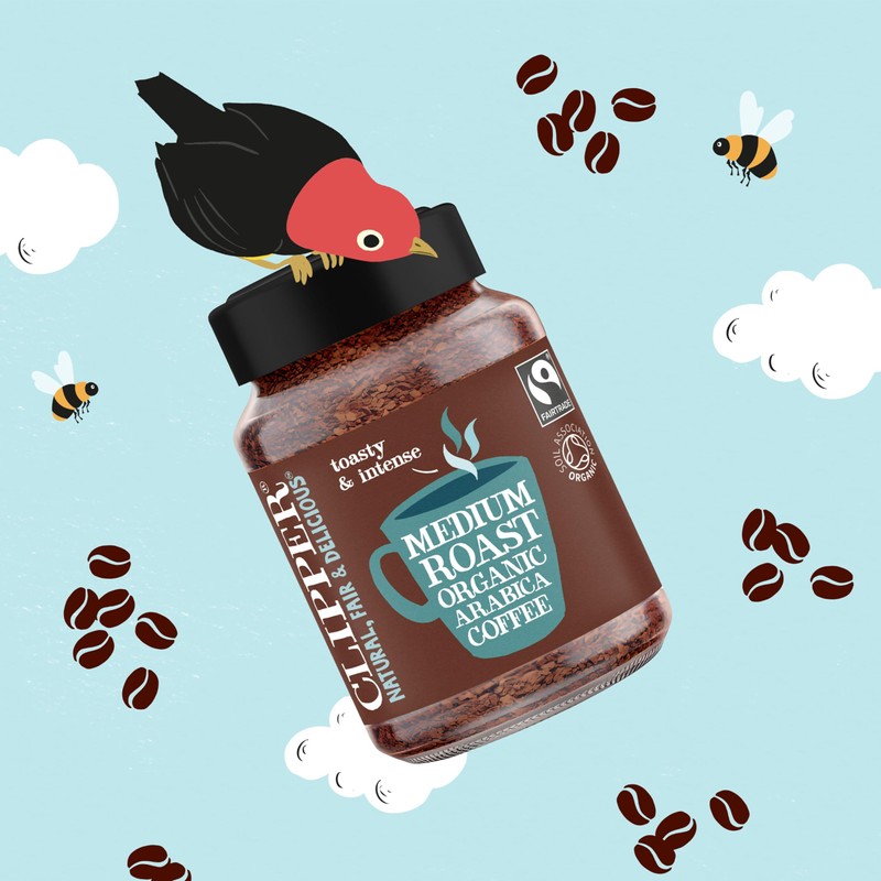 Clipper Fair Trade Medium Roast Arabica Coffee 200g