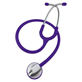 Stethoscope, Single Head Dual Frequency (22", Purple, 1)