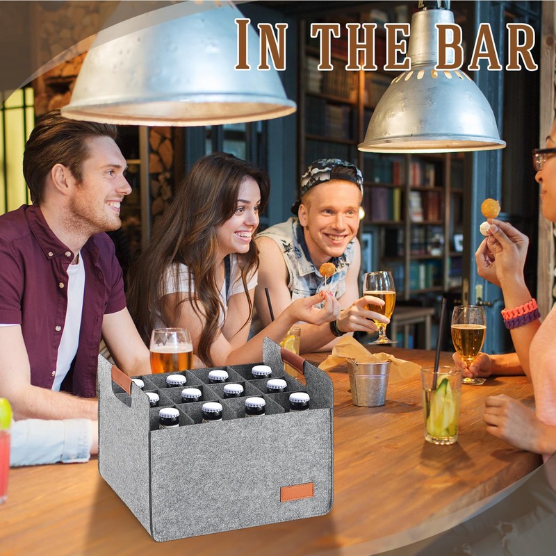 Windyun 8 Pcs 12 Bottle Wine Carrier with Reinforced Cardboard