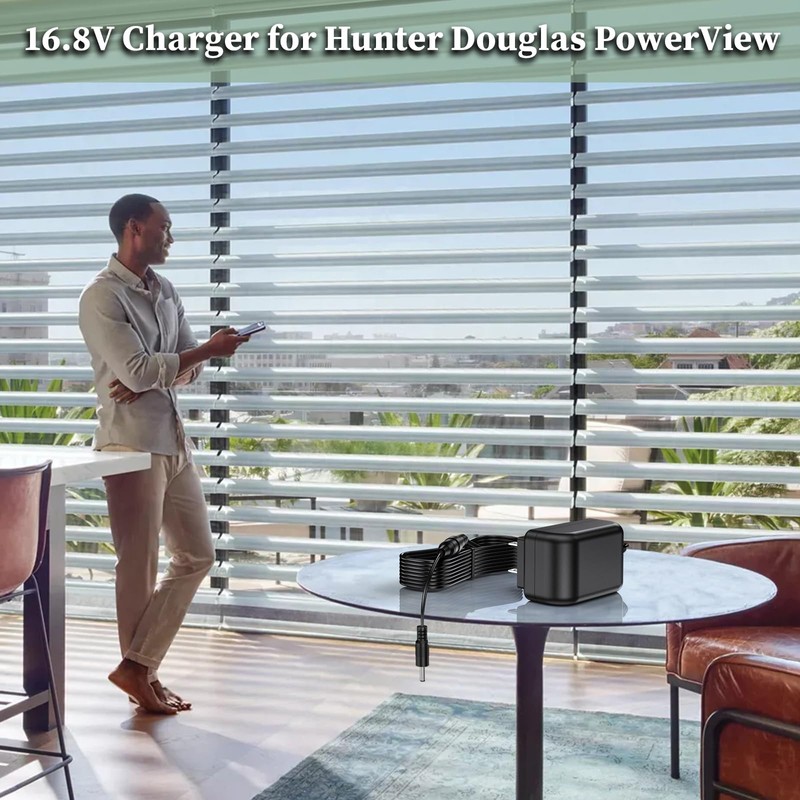 16.8V Charger for Hunter Douglas PowerView Shades Motorisation & Control