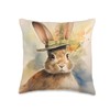 Rabbit With Hat In Vegetable Garden Accessories Rabbit Wearing Garden