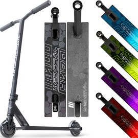 Madd Gear MG3 Elite Series Complete Trick Scooter - Aircraft Grade Aluminum Stunt Scooter for Kids 8 Years and Up - Best Pro Scooter for Beginners to Intermediate Boy and Girls (Black/Black)