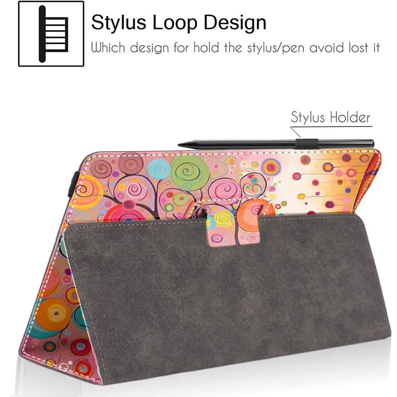 Pudiceva Universal 10 10.1 Inch Android Tablet Case,Slim Folding Stand