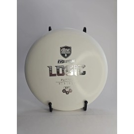 Discmania Evolution Exo Soft Logic 173g White Putter Discmania Disc Golf Silver Foil