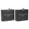 Digital Audio Extender Coaxial and Optical Fiber Converter for Cat5e/6
