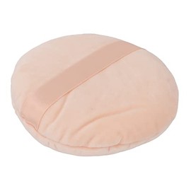 Esponja De Polvo Ultragrande, 13cm Esponja De Maquillaje De Terciopelo Suave Uso En Seco Húmedo Lavable Aplicar Uniformemente Borlas De Polvo De Maquillaje Para Maquillaje Diario(Color De Piel)