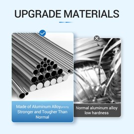 MOTOROFF 1 1/8" 28mm 7075 aluminum alloy Handlebars 4 Pcs, with Bar Pad，1 1/8" Universal Grips，Handlebar Brackets. for Universal,Dual Sport ADV Pit Dirt Bike Motocross (Black)
