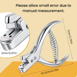 FLEXMAN Garment Pattern Notcher, Professional Designer Tailor Sewing Pliers, Stainless Steel Pattern Marking Tool for Thick Fabrics