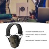 Walker Electronic Earmuffs Noise Cancellation Folding Hearing Protection Adjustable Earmuffs