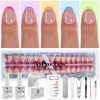 SXC Cosmetics X-Pro Tips French Tip Press On Nails -