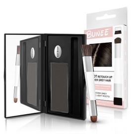 Sularpek Hairline Powder, Root Touch Up Powder, Root Cover Up, Resistant Hair Loss Concealer Set, for Thinning Hair for Women and Men, Eyebrows, Beard Line, 6.5g, Dark Brown