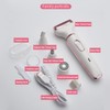 ANFOOS Electric Razor for Women,Hair Trimmer for Face Nose Eyebrow