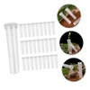 SUPVOX 100Pcs Transparent Hydroponic Flower Vases Desktop Plant Propagation Tubes