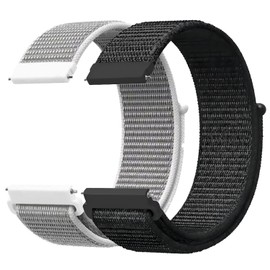 Nylon Fabric Watch Straps 20 mm / 22 mm Bracelet for Men Women Replacement Strap Quick Release Smartwatch Sport Watches Replacement Strap Adjustable Soft Breathable Watch Strap, 22mm