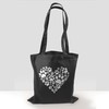 Shirtracer - Cotton Bag - Sayings Statement - Paw Heart,