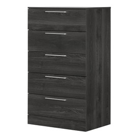 South Shore Step One Essential 5-Drawer Chest, Gray Oak