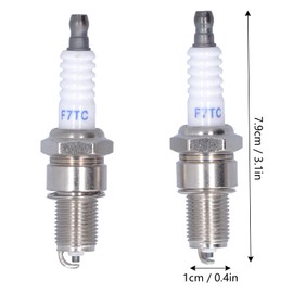 2 x Spark Plug Replacement F6RTC for MTD 951-10292 751-10292 Torch Engine 131-039 Lawnmower Permanent