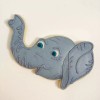 Unbranded Elephant Face 5'' Cookie Cutter Metal Safari Zoo Animal