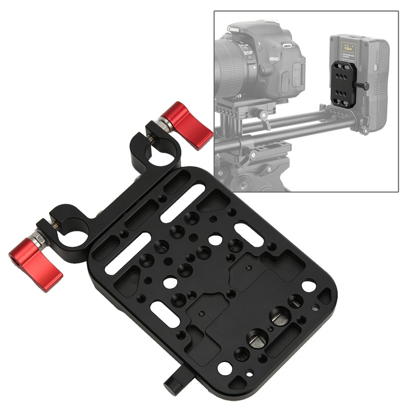 V Mount Lock Battery Plate Power Supply Splitter Adapter with