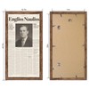 Hongkee 11x22 Newspaper Frame 2 Packs, Real Glass and Rustic