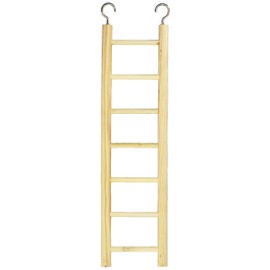 Prevue Pet Products BPV384 Birdie Basics 7-Step Wood Ladder for Bird, 12-Inch