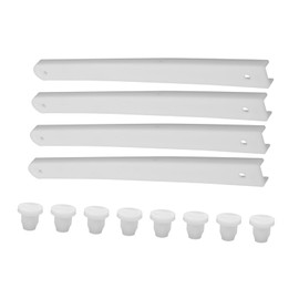 Operitacx 2 Sets Slide Tracks Smooth Glide Drawer Guide Rails for Cabinets Wardrobes and Dressers Easy Installation Durable Quiet and Stable Movement