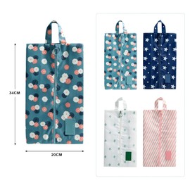 Travel Shoe Bag 4 Pieces Travel Bag Travel Dust Bag Travel Shoe Bag with Handle Dustproof Shoe Organizer for Shoes, Clothes Storage, White, 20 x 34 cm, Universal Travel Adapter