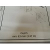 2N Axis 9151001 Recessed solid wall mounting box for Helios