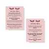 Lash Extension After Care Instruction Cards for Clients | Post