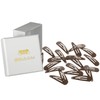 HAARallerliebst Hair Clips Small (Pack of 20, Brown, 3.9 cm)