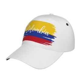 Colombia Flag Baseball Hat for Women Men Summer Travel Beach Sun Hat Outdoor Cap Unisex Colombian Hats