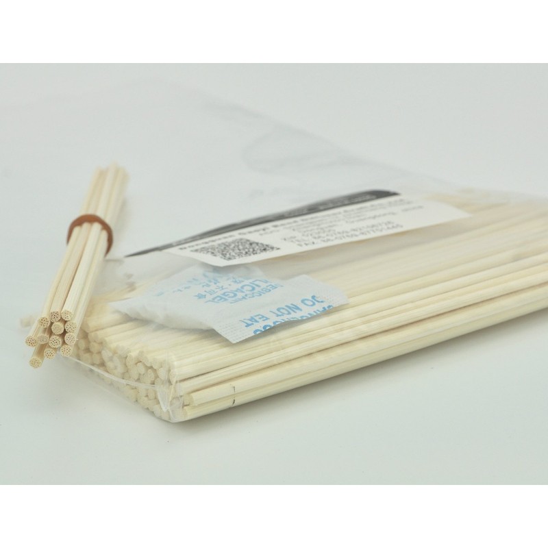 Ougual 100 Pieces Natural Rattan Reed Diffuser Replacement Sticks (12"