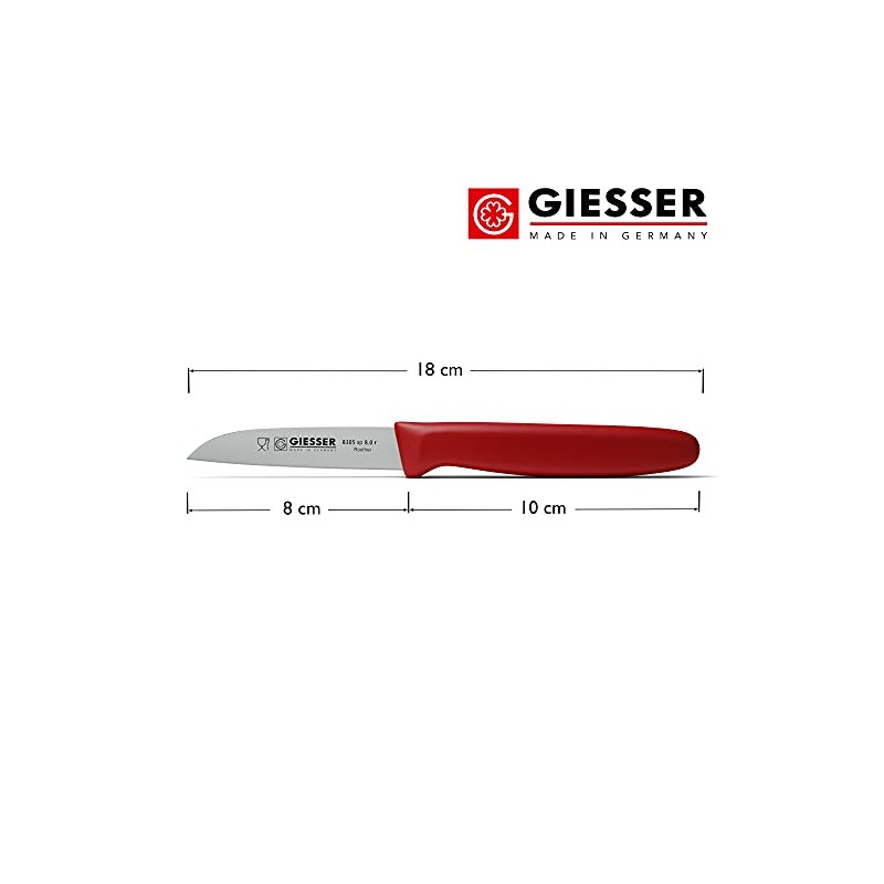 Giesser seit 1776 - Made in Germany - Gemüsemesser rot,