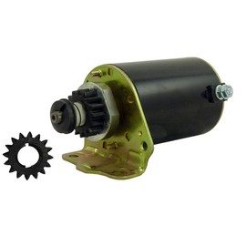 New Starter w Free Gear Compatible with Briggs & Stratton Eng in Cub Cadet 1015 1020 1105 1110 1180 1212 1225 282 283 12.5hp 15hp 16hp John Deere