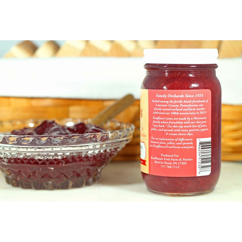 Kauffman Orchards Cherry Fruit Spread, All Natural, No Preservatives or