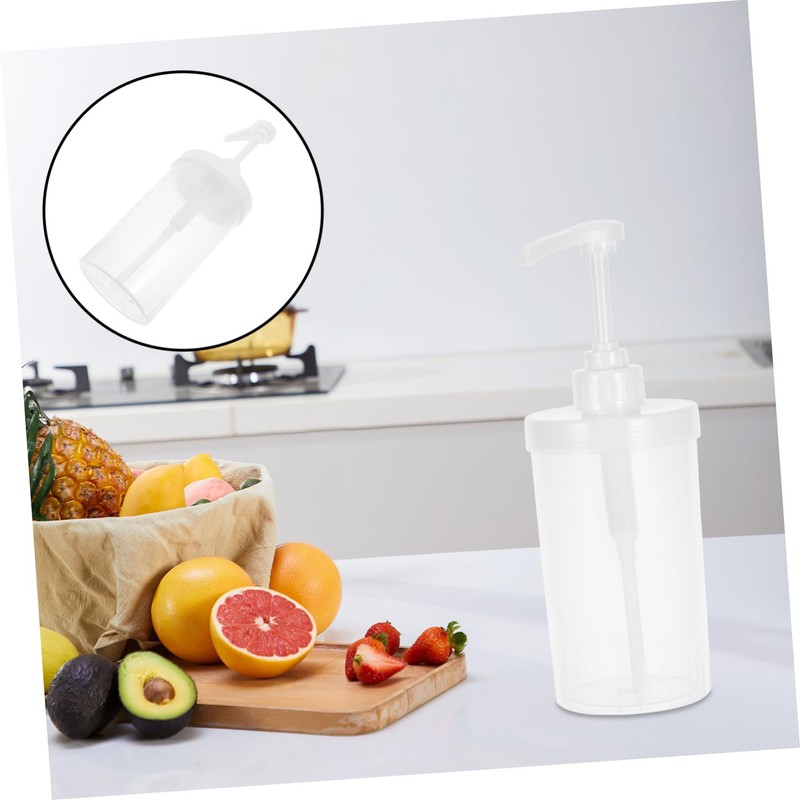 FUNOMOCYA Hand Press Dispenser for Syrup Bottle Versatile Squeeze Jam