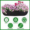 Augshy 36 Inch Planter Liners for Window Box, 4Pcs Window