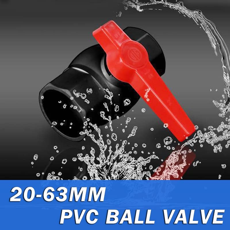 PVC Ball Valve Water Supply Valve U Compact Female Threaded