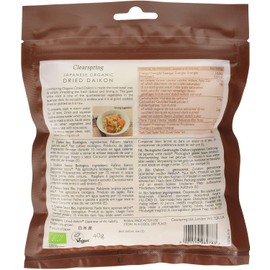 Clearspring Organic Dried Daikon - Dried Japanese White Radish