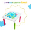 Kit 4 Mesas Didáctica Infantil Con Portavasos Mesa De Juegos