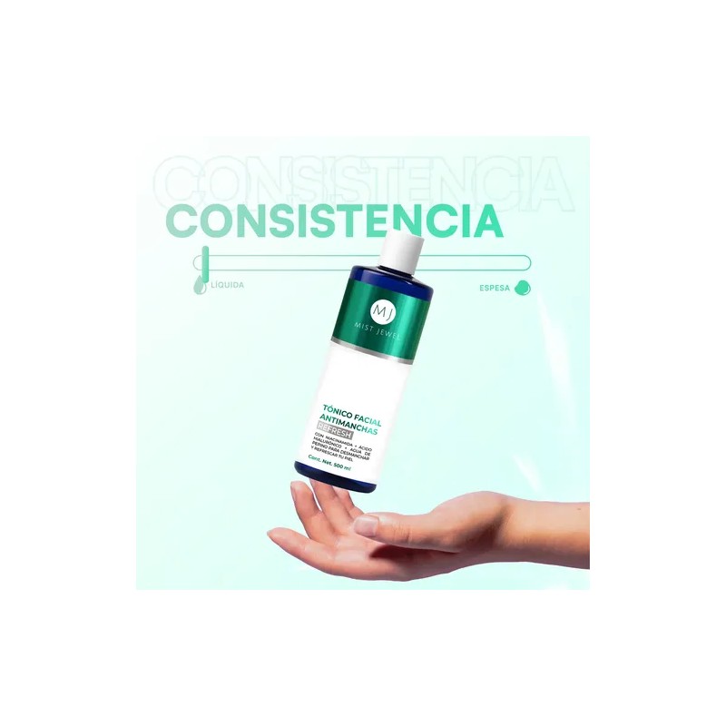 Tonico Facial Antimanchas Refresh Hidratación Skincare 500ml