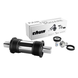 Thun Unisex - Adult Efficient Jive Bottom Bracket, Black, Silver, 110mm